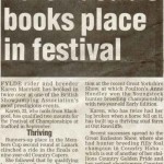 Karen Double books place in Festival